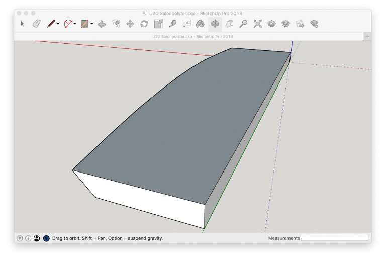 Besonders schwierige Polster designen wir mit unserer 3D-CAD Software am Computer und lassen die Schaumstoffkerne dann von einem Spezialunternehmen aus dem Vollen zuschneiden.