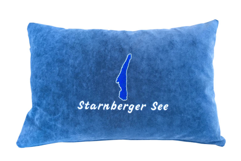 Sofakissen Kopfkissen Kissen für Segelboot Geschenk für Segelboot Boot Segelbootpolster Starnberger See Ammersee